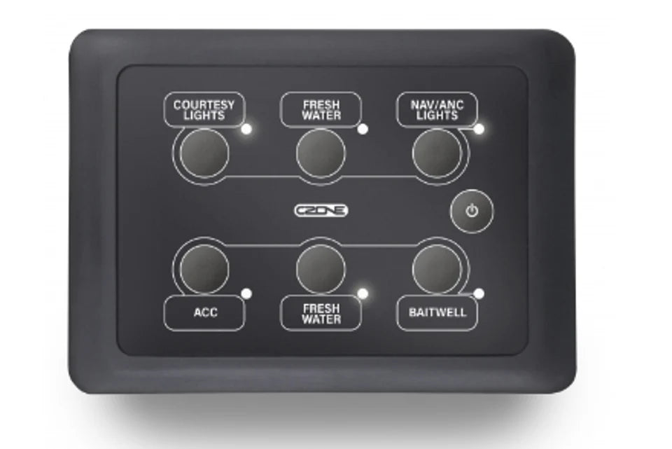 CZone 6-Way Waterproof Keypad (Landscape)